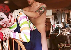 In english, ass-fuck, domination