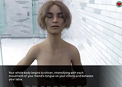 Two College Girls Lesbian Sex in Dorm Bathroom