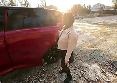 Drilled To Pieces in The Backseat of a Range Rover Sport - Maya Mack