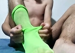 Twink boy Abi Yinger having a solo session