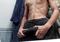 Boy Next Door - Getting Dressed After Coming Out Of The Shower, I Went To The Street With A Hard Cock And No Underwe