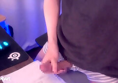 White And Gray Striped Pants