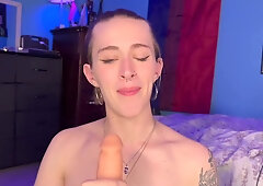Tgirl Variety Itsol Gets Sloppy While Giving Blowjob And Fucking Her Tight Asshole