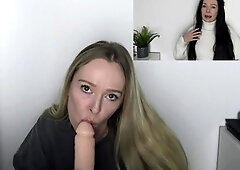 Hot Blonde Solo Toying