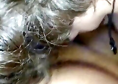 Shemale amateur gives a handjob in a naughty homemade video