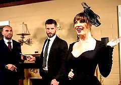 Playful hottie Dana DeArmond feels a huge dick inside her ass