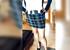 So, my hub told I shouldn't wear short skirts like this for work and is surprised I've not been warned about it rotfl. It made me think abou