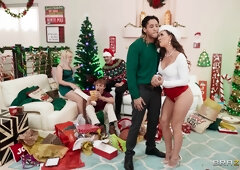 Pissed Cheating MILF gets Pounded With Christmas Joy: Cherie Deville, Derek Savage, Rylee Blake