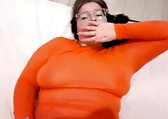 NERDY GAL FROM TINDER is very shy cuz I filmed how I banged her plump snatch