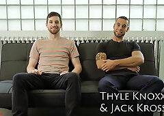 Thyle gets down on all fours onto the couch waiting on Fap to cram his fuckhole