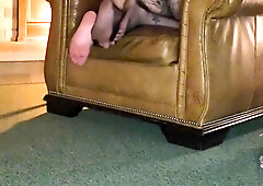 Collared And Leashed. Stepdaddy Treats Lily To A Wild Night