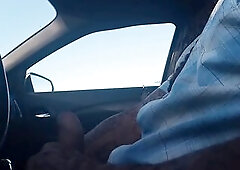 Dong flashing an aged woman at a rest area this babe opens the door and sits in my car asks for a ride