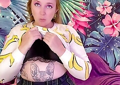 Naughty converse-wearing hotwife fantasy with big-titted mistress Kisicaxx