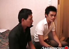 Homosexual Asians Mitsugi And Tsu Blows Each Others Man sausage