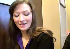 Shannon in pickup sex video with a slut riding a big dick