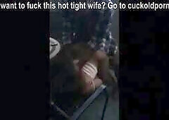 classic homemade interracial cuckold with sexy blonde