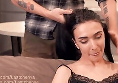 my strict stepmom gets hotter from neck kisses