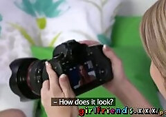 Hot Blondes get Sexy with new Camera