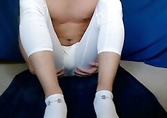 White socks, jock, dirty socks