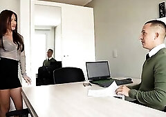 Glamorous colombian secretary banged hard!