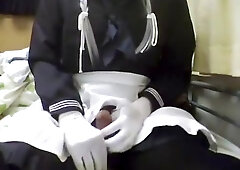 sakuya cosplay masturbation 03 / crossdresser