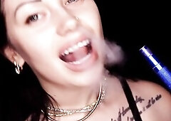 Beautifull lipstick on my large hawt lips, I applying a gloss on top. I blowing My Smoke in your face. Will u breathe it in unfathomable? I know u wil