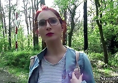 College Redhead Teen 18+ Lia In Public Casting