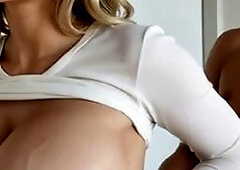 Huge Boobs and Body Oiled Up