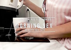 Curvy BigTits mother I'd like to fuck Lady Lyne Morning Oral job And Creampie