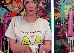 Amateur webcam girl masturbate big dildo