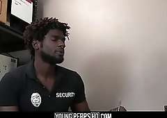 Young Straight Boy Sex With Big Black Security Officer