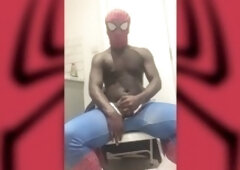 Masturbating, big black cock, kinkygboy