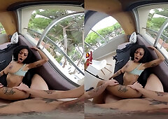 Slim Brazilian Has Huge Tits - Iii