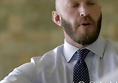 Boss makes team strip to decide whose ass is best