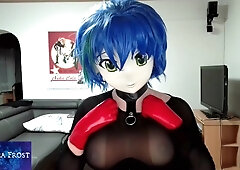 Kira Frost 07 Transparent Top, Big Tits, Latexgloves
