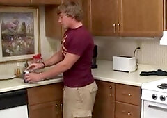 Next Door Male: Spandex Flexing Gets Brett Excited