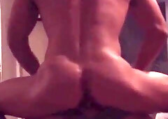 MY BUSY GAY-FOR-PAY BUDDY GETS HIS CABOOSE BLOWN FOR THE VERY FIRST TIME THEN POUNDS ME FRANTICALLY