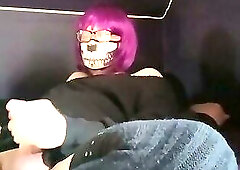 three cum shots with Raven LeTrap