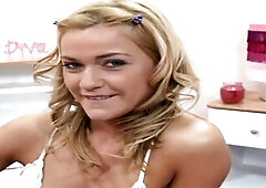 Naughty Blond Teen Craves Monster Penis of Her Stepdad