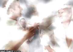 Chanel Preston, Evan Stone, John Rock Hard, Wesley Pipes, Mark Davis, Danny Wylde, Davie Drehyden and Ike Diezel