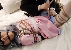 Cosplayer Bondage
