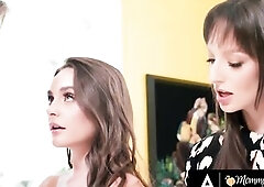 MOM'S ANGEL - Manacled Chicks Tommy King & Aften Opal Get to Obey Kinky mother I'd like to fuck Therapist Lexi Luna