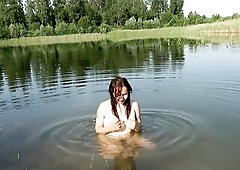 Swimming Stripped and Washing Bazookas in the Forest Lake