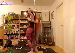 Preview: Self Bondage To Pole: Master, Come Play With Me - Verified Amateurs