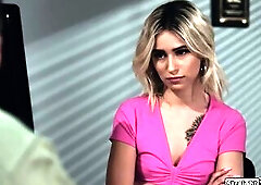 U're plan to sign those papers and Im plan to bang u.Teen coed Kiara Cole lets her counselor feel her boobs and takes out his plump dick