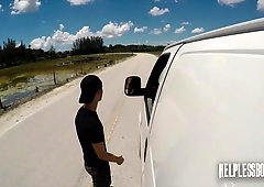 HelplessBoys - Gabriel Knight - Car Gets Collared