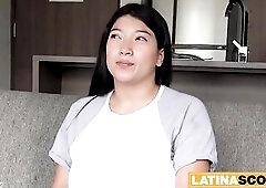 Giant Natural Titties Colombian Hottie Coarse Face Screwed In Amateur Auditions