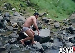 Roman Solo in the Waterfall