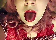 Sissy Juvia Jolie does some sex-positive aheago faces