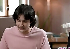 Dee Williams Rubs Lotion Catches Stepson Elias Spyng with Binoculars